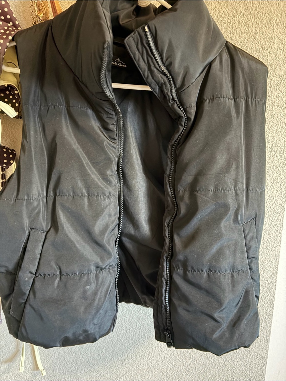 Black Quilted Puffer Vest